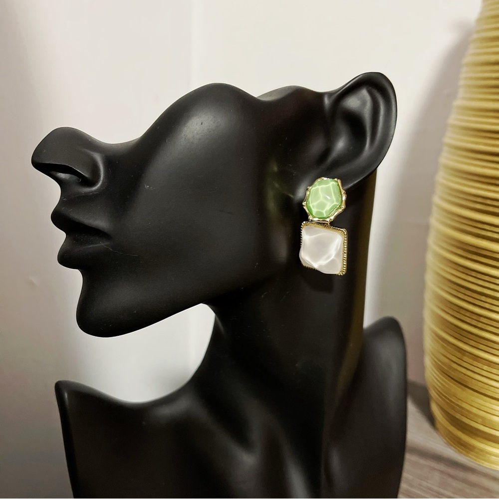 ✨Refreshing Retro Style Glass Cabochon Earrings
